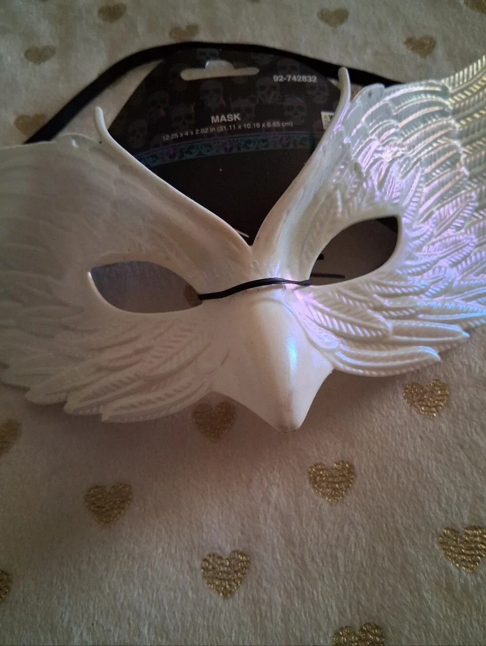 ✂️ *NWT* Momentum Brands White Winged Masquerade Mask